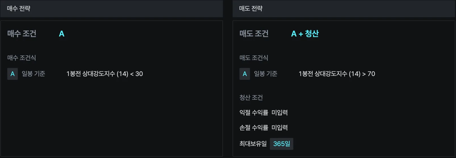 RSI 30·70 전략 이미지
